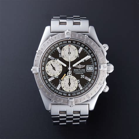 breitling chronograph gelbes zifferblatt longitude|Breitling a20348.